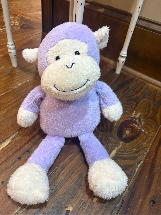Animal Adventure Other - Lavender Plush Monkey Stuffed Animal - Soft Snuggle Toy